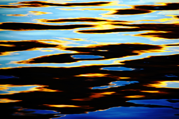 Liquid Setting Sun Print