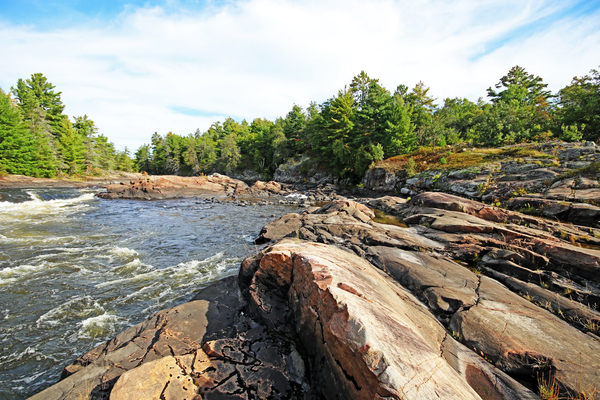 Sturgeon Chutes The Natural Divide by Deb Oppermann