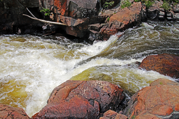 Sturgeon Chutes Up Close by Deb Oppermann