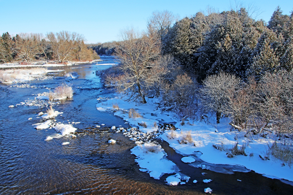 Winter Views Grand River II by Deb Oppermann