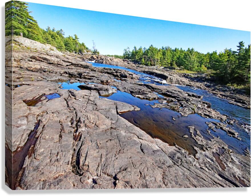 Moon River Falls XII Canvas Print