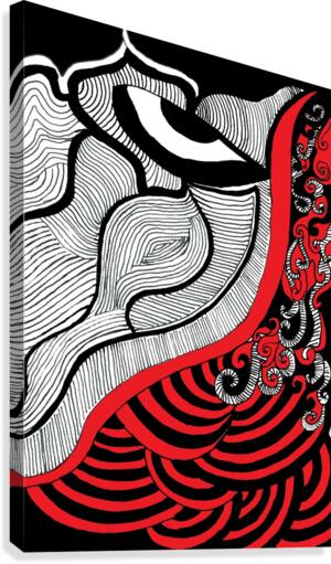 2 Stare Canvas Print