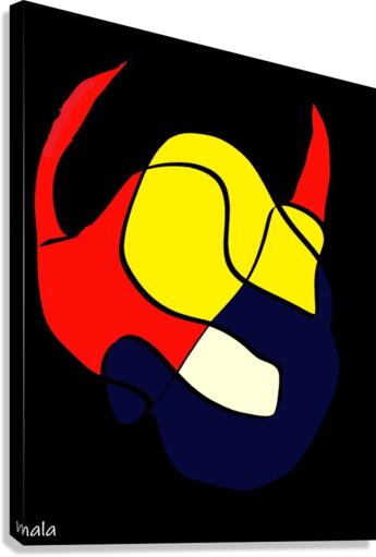 scribble 2 Canvas Print