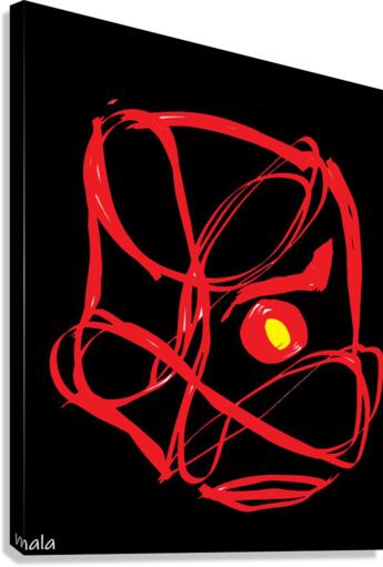 scribble 1 Canvas Print