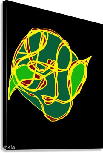 scribble 3 Canvas Print