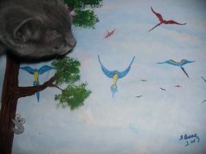 Real Kitty Hunting The Macaws