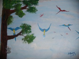 Macaw family