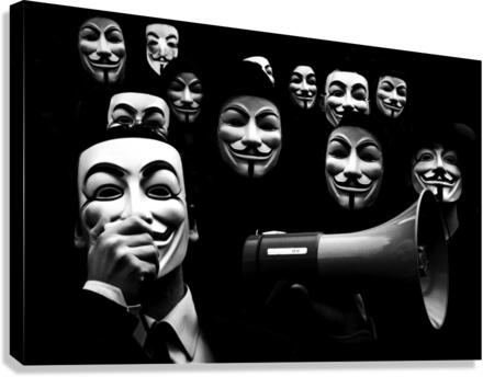 Anonymous Canvas Print