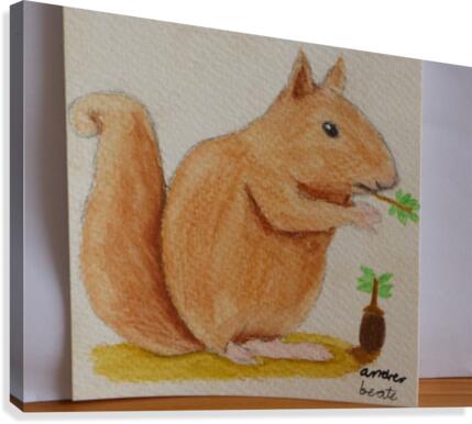 Squirrel   Canvas Print