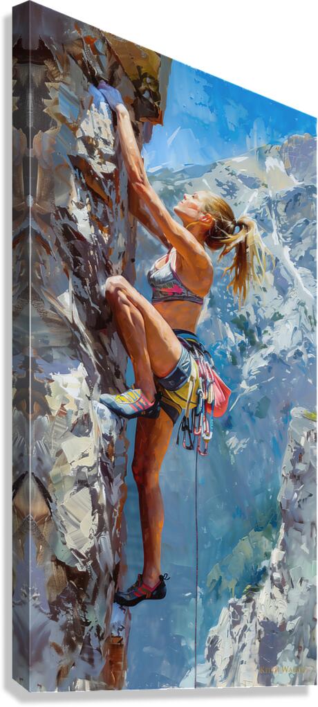 Vertical Dance Canvas Print