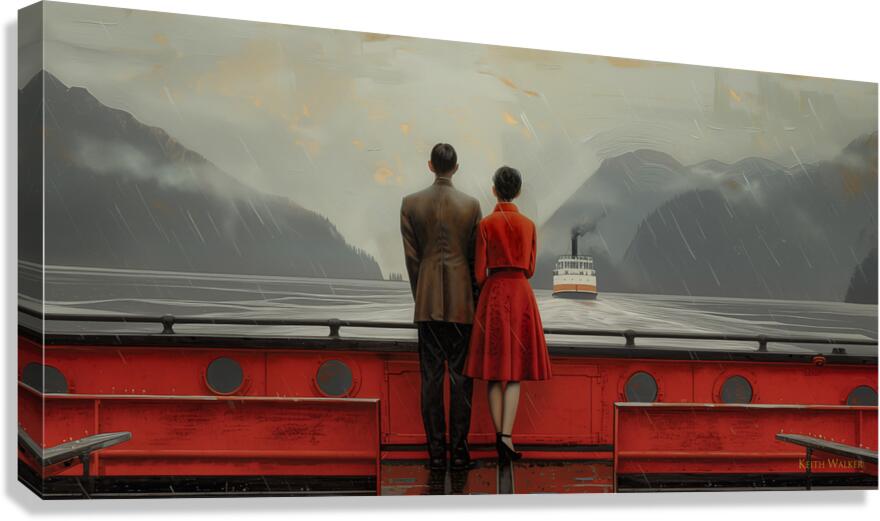 Honeymoon on the West Coast Canvas Print