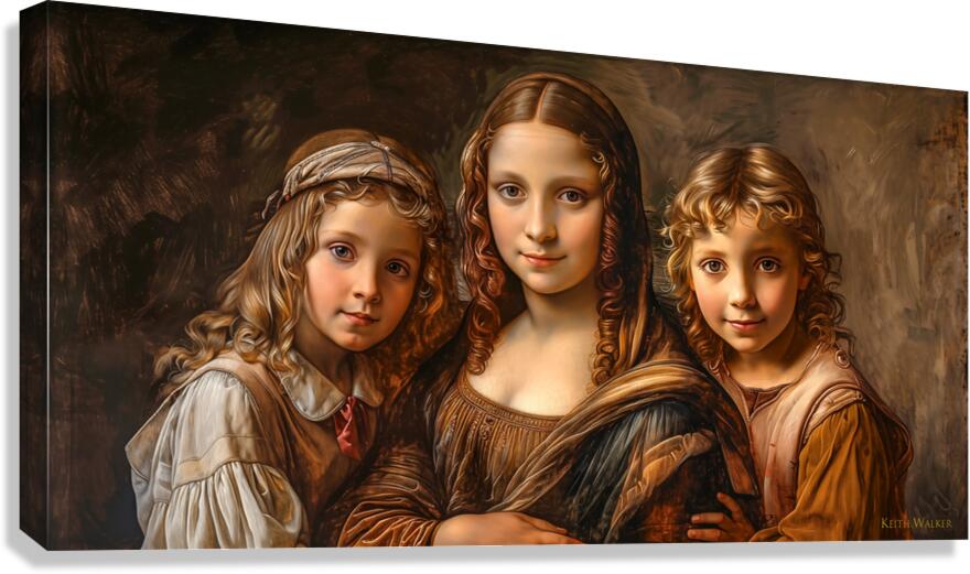 Momma Mona Canvas Print