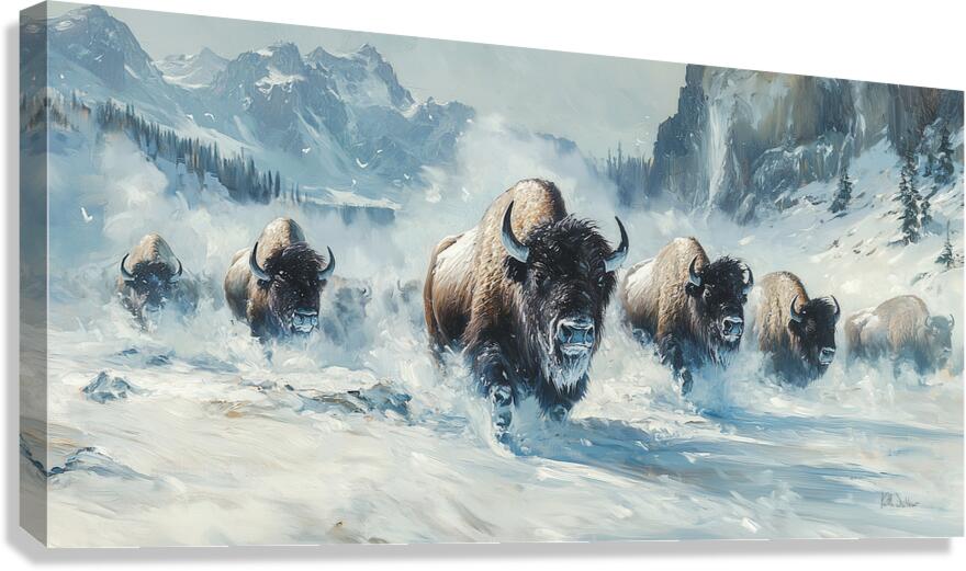 Winter Wildness Canvas Print