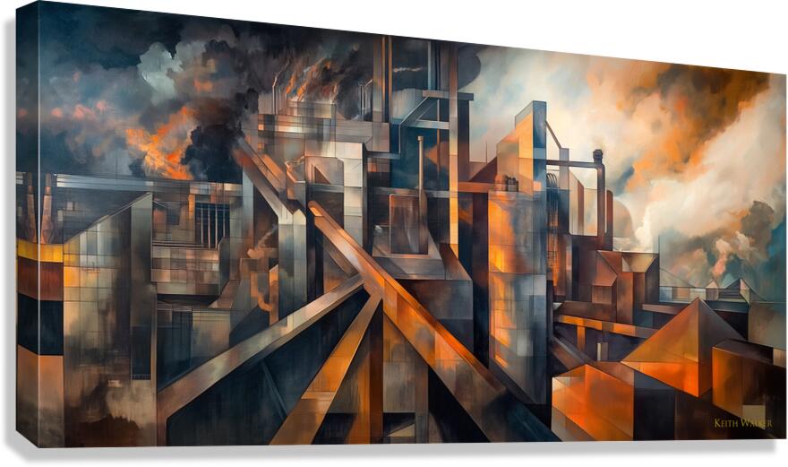 Capitalist Landscape Canvas Print