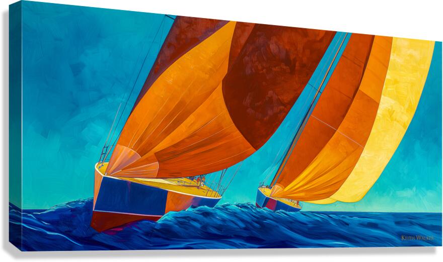 Downwind Passage Canvas Print