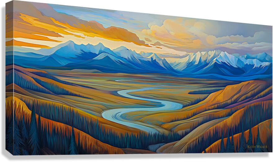 Foothills Wilderness Canvas Print