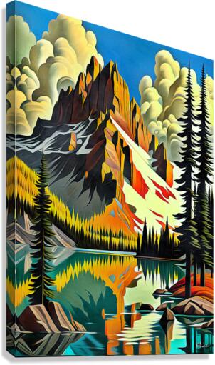Cathedral Mountain Canvas Print
