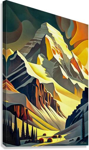 Mount Temple Canvas Print