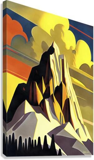 Mount Lefroy Canvas Print