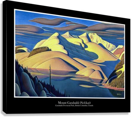 Mount Garabaldi  - Poster Canvas Print