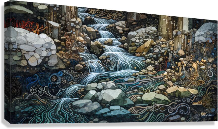 Hidden Stream III Canvas Print