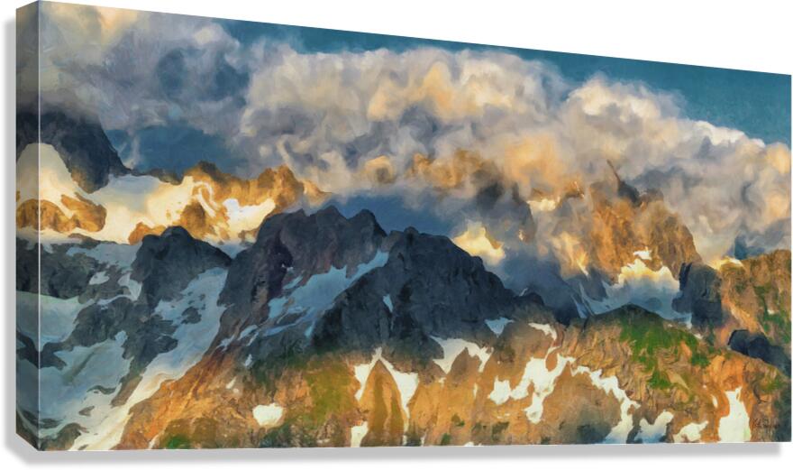 Clearing Weather Canvas Print