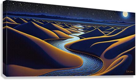 Celestial Flow Canvas Print