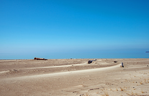 Sand River Beach Print