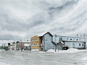 Iron Mine Restaurant Painting