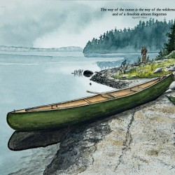 The Way of the Canoe Painting
