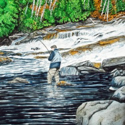 George Gravel River Painting