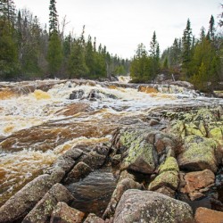 Aguasabon River Rapids Print