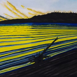 Neys Sunset Painting