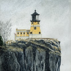 Split Rock Lighthouse Painting
