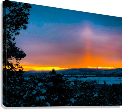 Sunset Spire Canvas Print