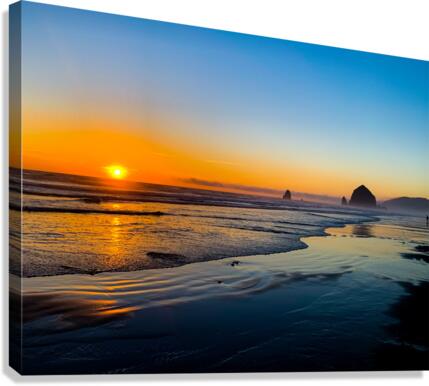 Oregon Sunset Canvas Print