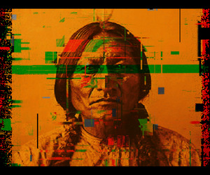 Sitting Bull Pixelated EXCLUSIVE Art