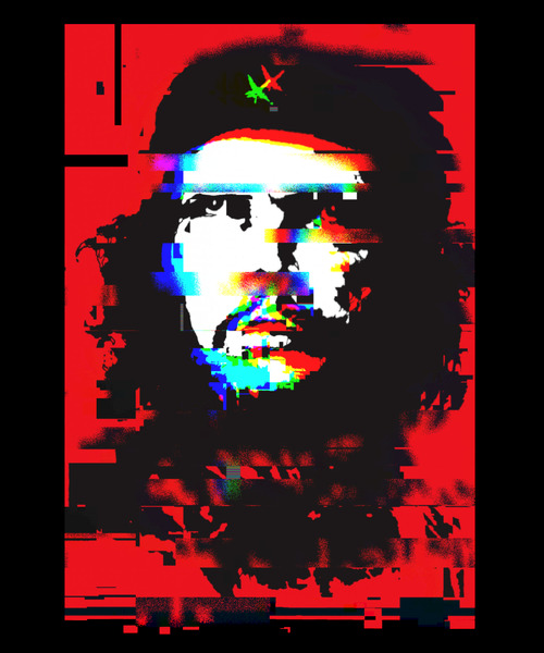 Che Guevara Unique Pixel Abstract Art by Redamber65