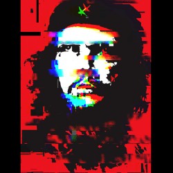 Che Guevara Unique Pixel Abstract Art