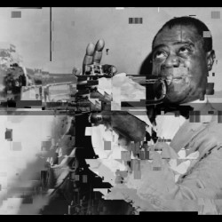  Louis Armstrong Unique Pixel Abstract Art
