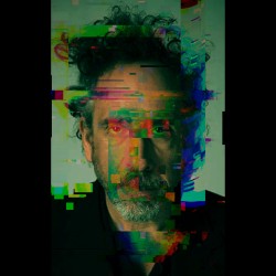 Tim Burton Unique Pixel Abstract Art