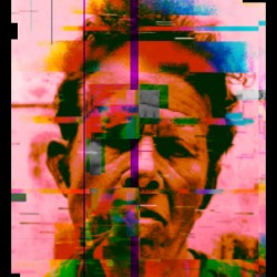Tom Waits Unique Pixel Abstract Art