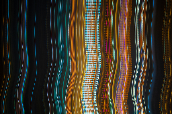 Melting Lights Print