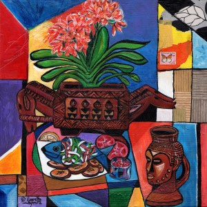 Still Life with Fish and Kuba Cup