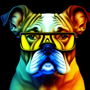 Cachorro com oculos