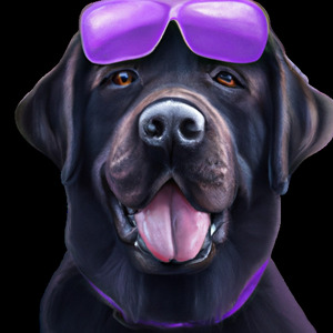 Cachorro com oculos toxo