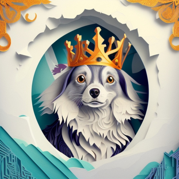 Cachorro de coroa by Sonia Ribeiro