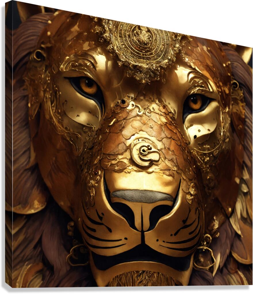 King Lion Canvas Print