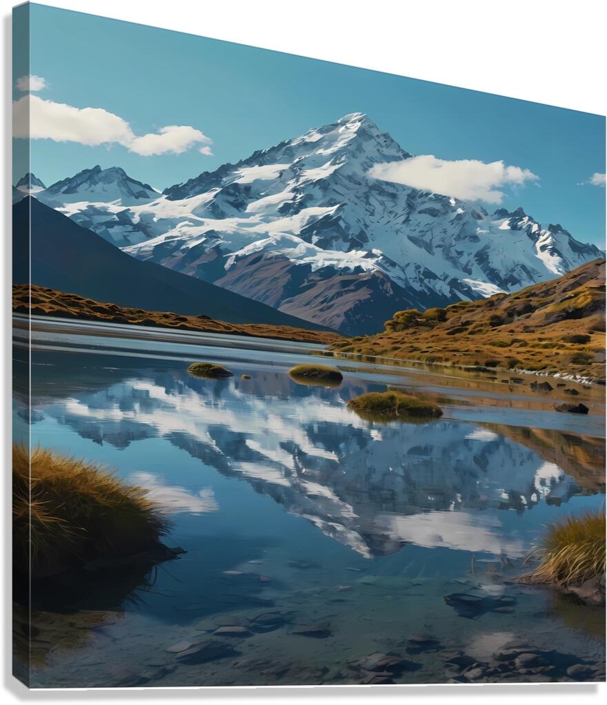 Mountain Reflection Canvas Print
