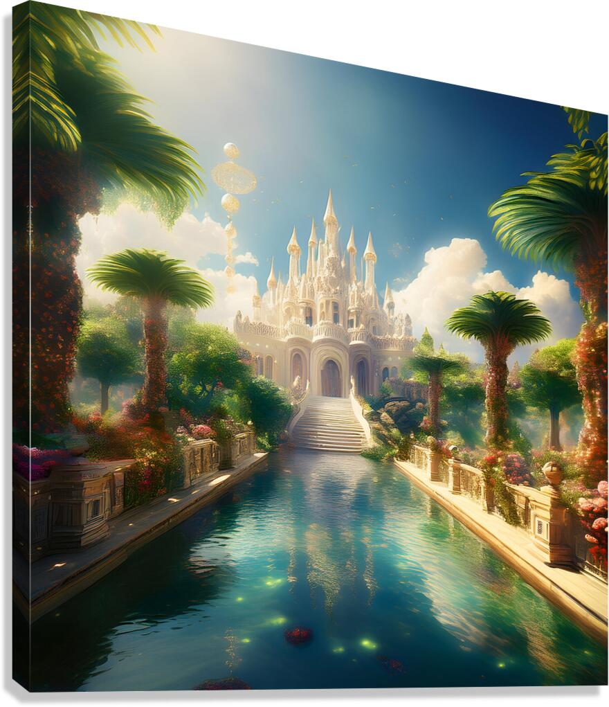 Celestial Castle Canvas Print